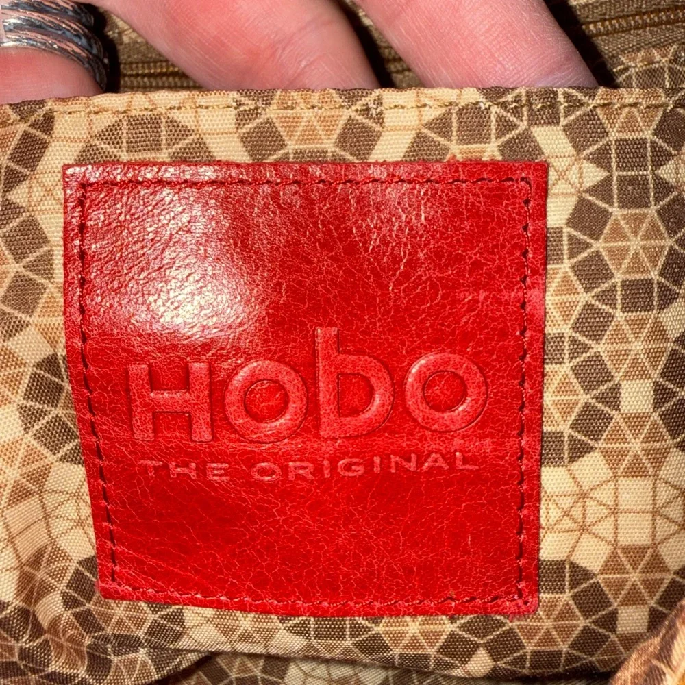Hobo The Original Mustard Yellow Leather Satchel Braided Tassel Bag